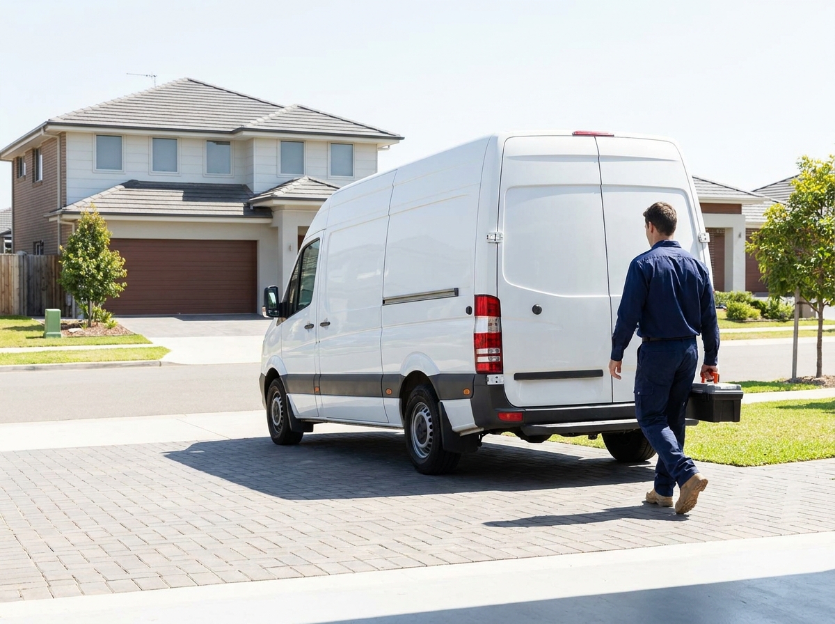 Pat Plumbing service van, West Valley City, UT